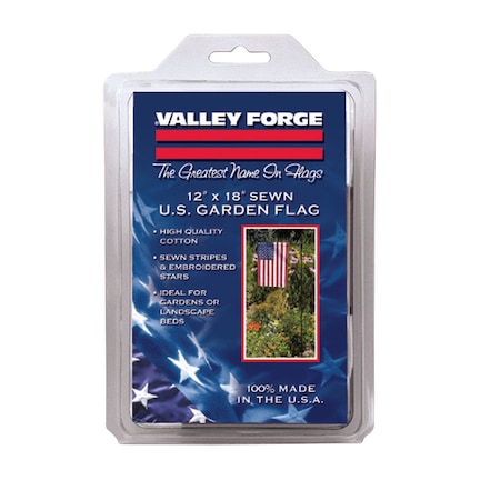 Valley Forge Valley Forge American Garden Flag 11 in. H X 15 in. W USGF-C